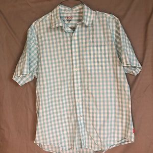 Light Blue / White Checkered Button Down
